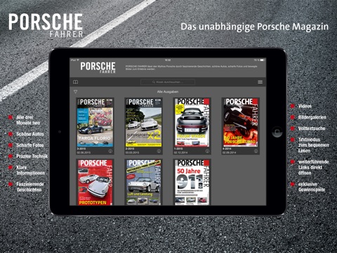 PORSCHE FAHRER Magazin screenshot 2