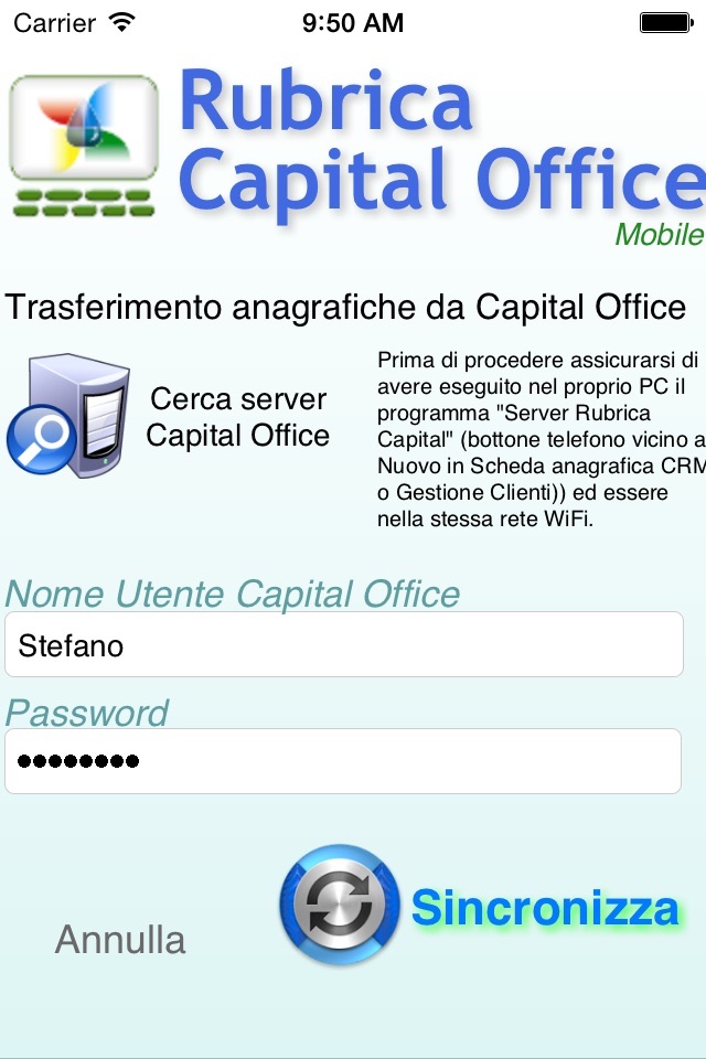 Rubrica Capital Office Mobile screenshot 2
