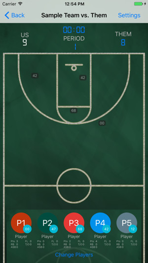 Courtside Basketball Stats