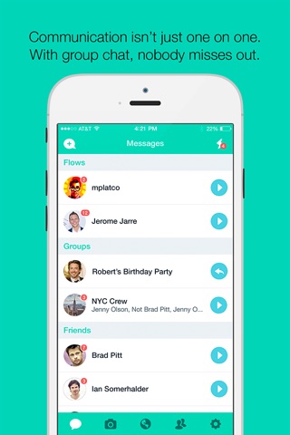 Wave - Temporary Messaging for Groups and Friends screenshot 2