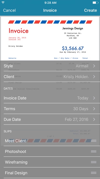 Billings Pro - Time & Invoice