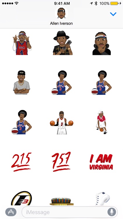Allen Iverson ™ by Moji Stickers