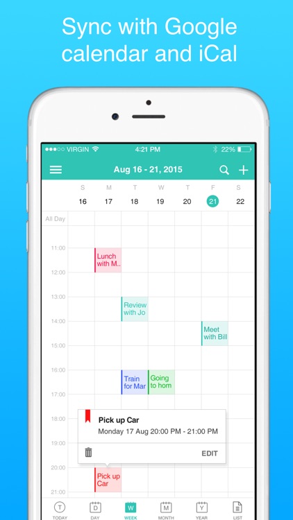Calenda: Calendar / calender app to view calendars