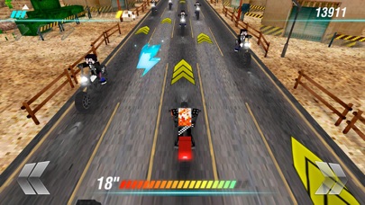 Cube Motorcycle City Roads: Free Block Racing Games Edition 1.0.2 IOS -