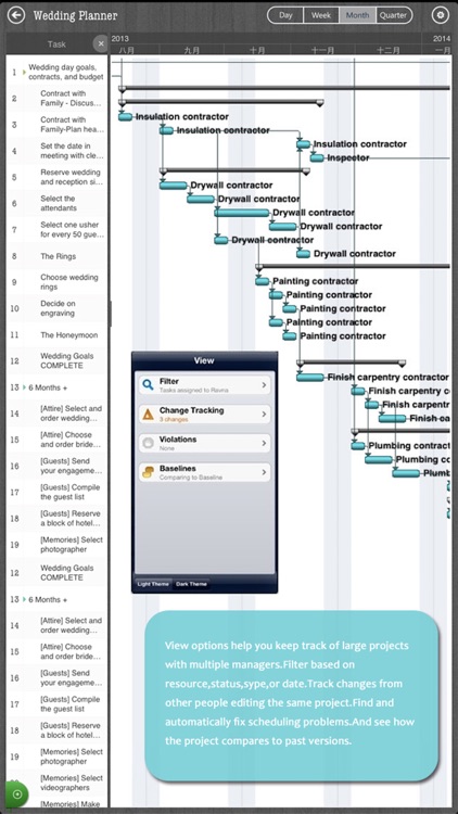 Project 365 - Task Management, Gantt Chart, GTD