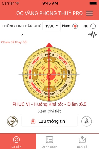 La Bàn Phong Thuỷ Ocvang Pro screenshot 2