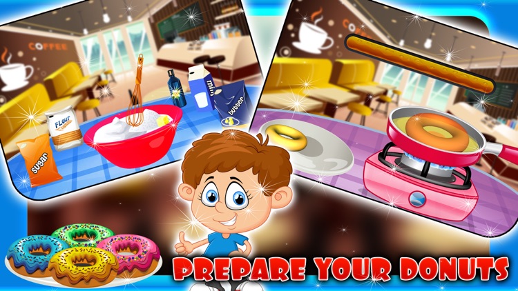 Coffee Donut Cooking - Dessert Maker game