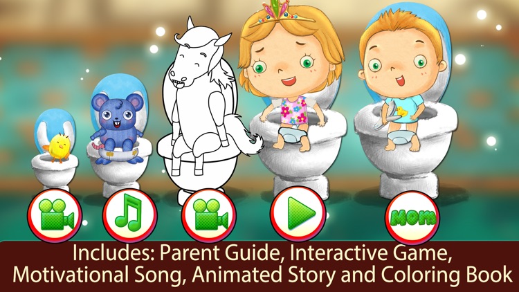 Potty Training Kids Learning With Animals App Tips screenshot-3