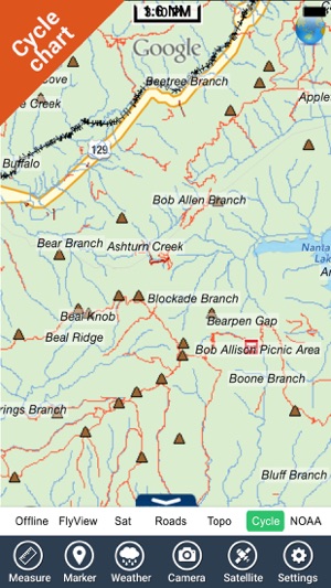 Nantahala National Forest gps outdoor map(圖5)-速報App