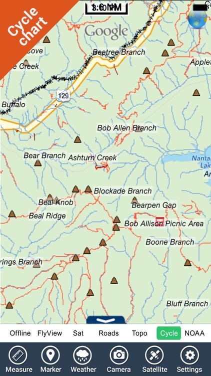 Nantahala National Forest gps outdoor map screenshot-4