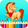 Horse Coloring-Interactive Colorfy Secret Editing