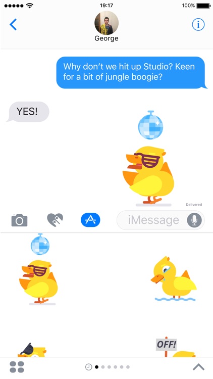 Duck Buddy - Animated Duck Stickers