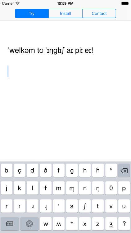 English IPA Keyboard