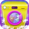 Kid Dirty Clothes Washing & Ironing - Laundry Game