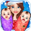 Christmas Twins NewBorn Baby Care - kids game