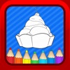 アイスクリームの漫画キッズぬりえブック幼児用 - iPadアプリ