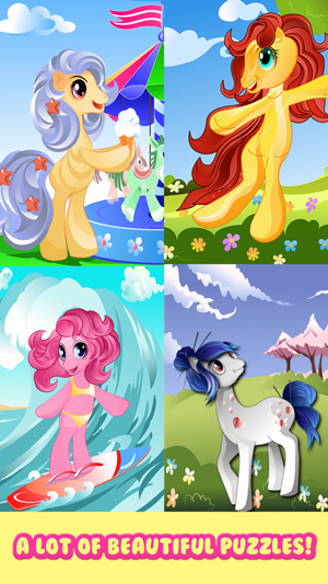 Pony Games for Girls My little Jigsaw Pony Puzzles(圖2)-速報App