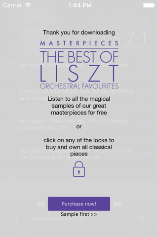 Liszt: Orchestral Favourites screenshot 2