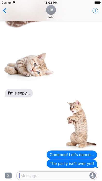 Cute Kittens Sticker Pack screenshot-4