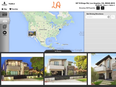 Los Angeles, CA Real Estate for iPad screenshot 3