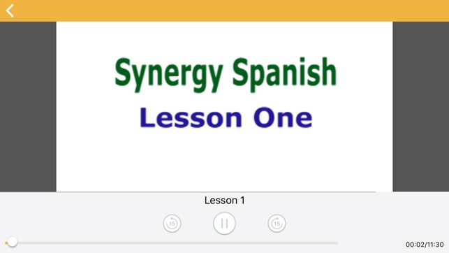 Synergy Spanish on Video(圖3)-速報App