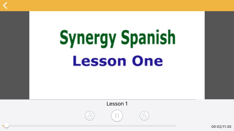 Synergy Spanish on Video