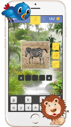 Animals Picture Quiz Word Learning Puzzles Games(圖2)-速報App