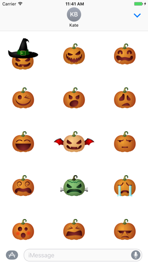 Halloween Pumpkins Stickers 2