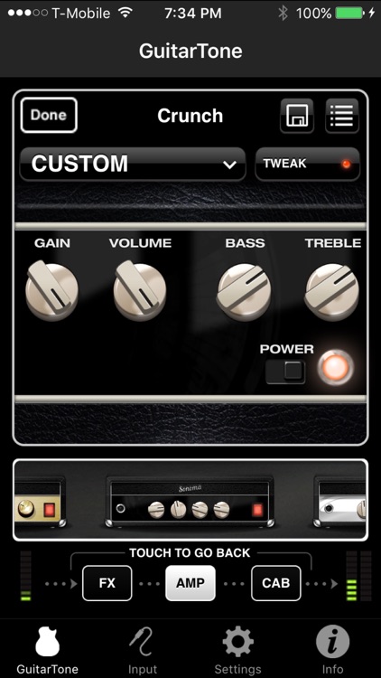 GuitarTone - Guitar amps and effect pedals