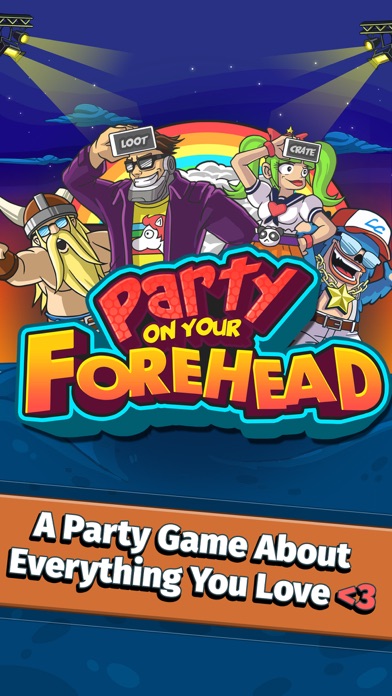 Word Gush: Party On Your Forehead! screenshot 1