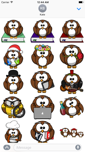 Owl Fever Stickers