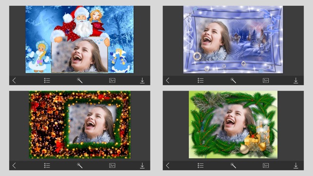 Xmas Picture Frames - Graphic Design