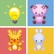 Animal matching game for kids preschool match is very cute and funny matching game 