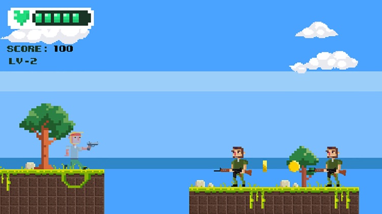 Pixel Man Shooting Adventure:Escape screenshot-3