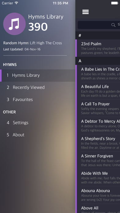 How to cancel & delete Hymns (English) from iphone & ipad 1