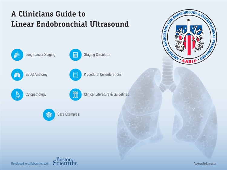 AABIP Clinician’s Guide to EBUS for iPad