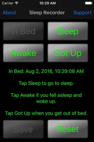 Sleep Data Recorder screenshot 2