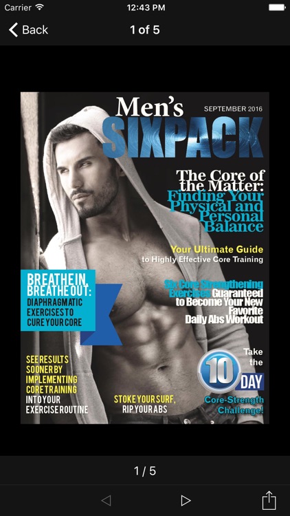 Men's Six Pack Magazine