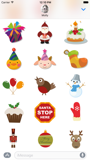 Merry Christmas – Santa Stickers for iMessage(圖4)-速報App