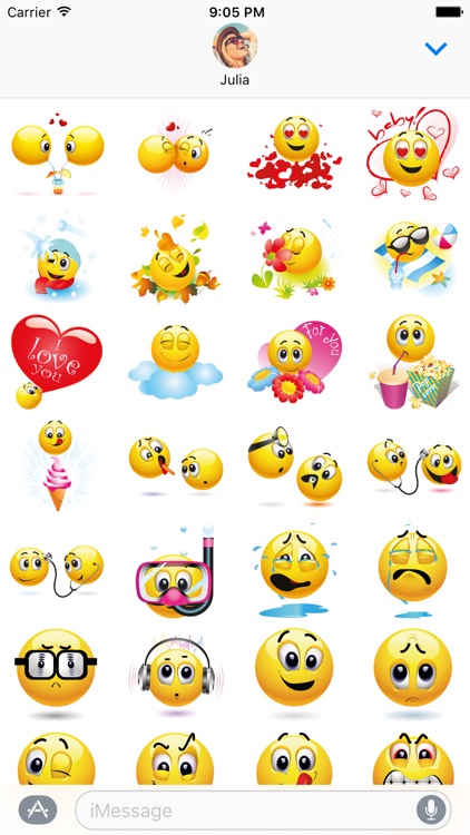 Emoji Stickers Pack for iMessage