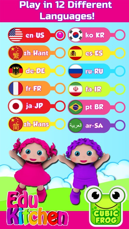 Toddler Kitchen Cooking Games-EduKitchen Girl Free screenshot-4