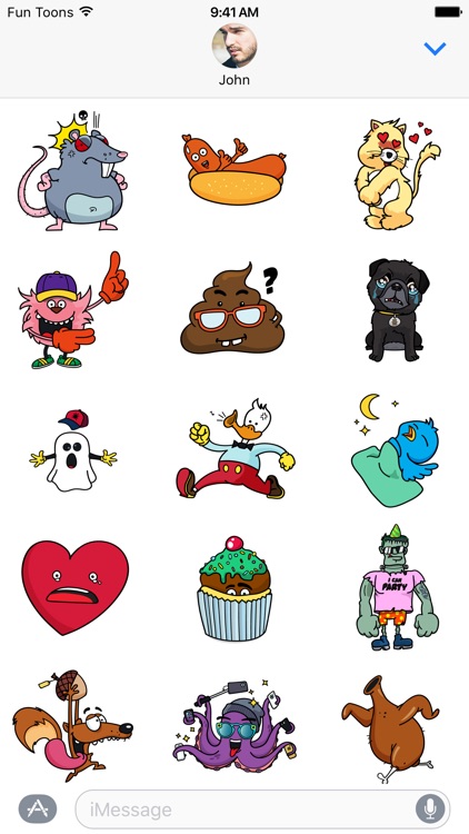 Fun Toons stickers: Mega fun for your daily chats!
