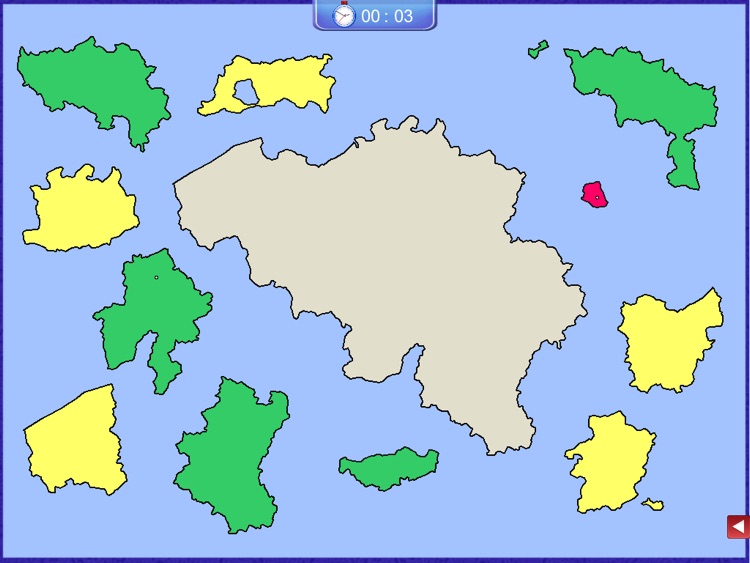 Belgium Puzzle Map