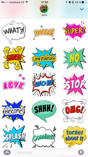 AMAZING Comic Style Balloons Sticker Pack(圖3)-速報App