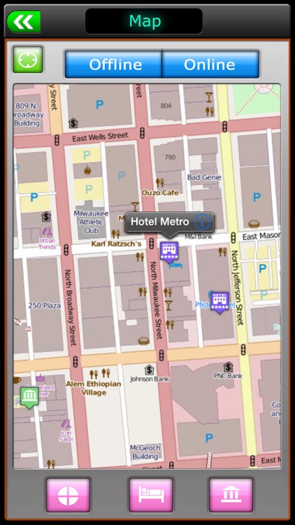 Milwaukee Offline Map City Guide
