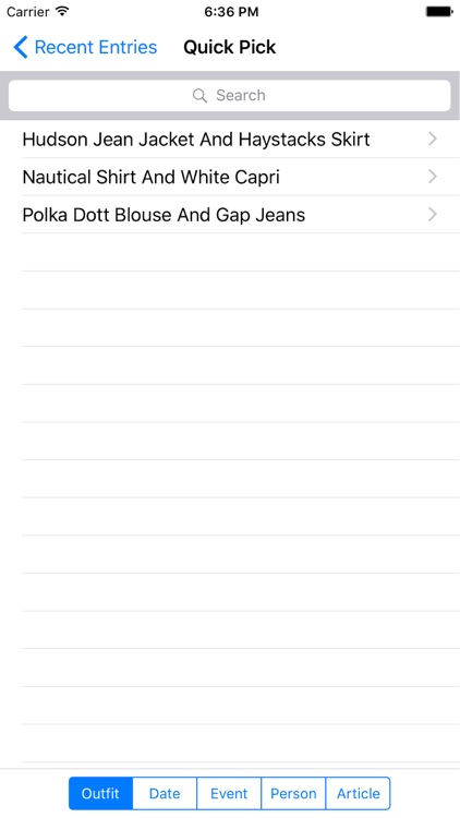 Wardrobe Journal
