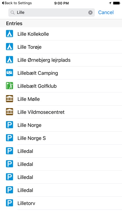 Leisuremap Denmark, Camping, Golf, Swimming, Car parks, and more