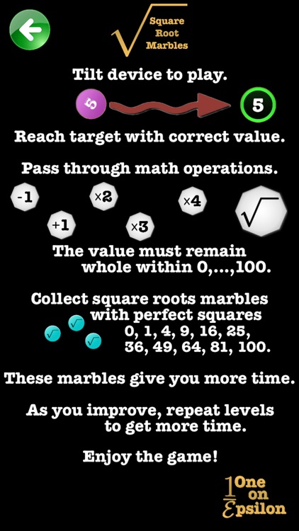 Square Root Marbles screenshot-3