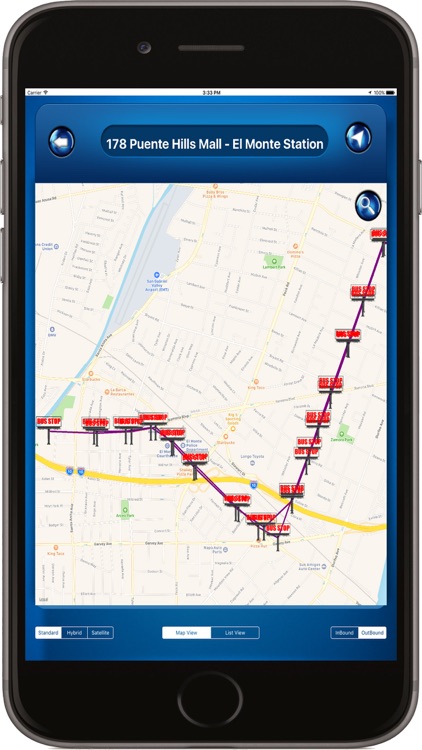 Foothill Transit California USA where is the Bus