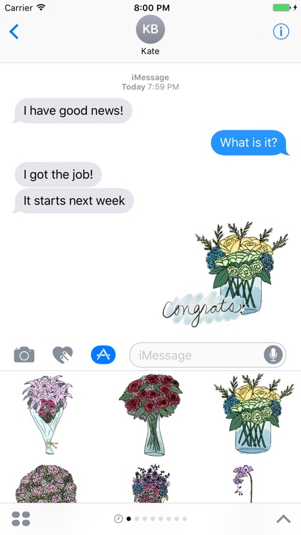 Flower Bouquet Stickers